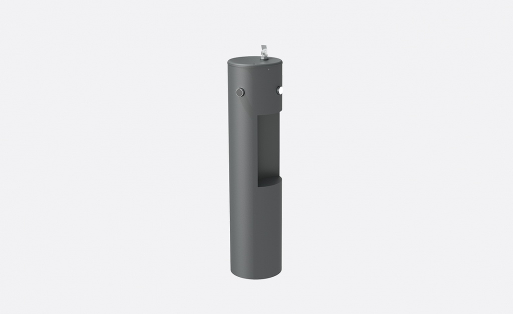 Design drinkwater fontein Línea Round Refill - steel version