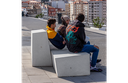 Banc design SO-FFA Banco Largo Respaldo Corto ®