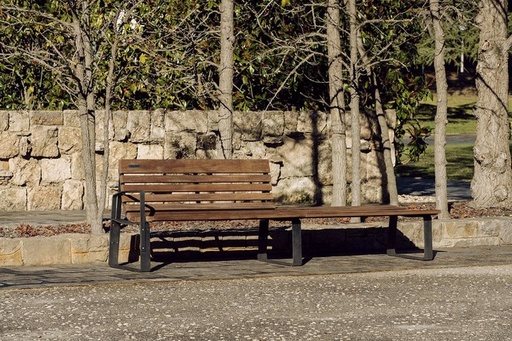 Banc design modulaire Bilateral 2 ® modules (1 avec dossier / 1 sans dossier)