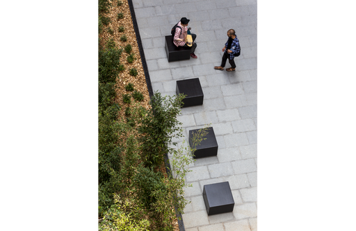 Banc design Sócrates Cubo ® (décapé)