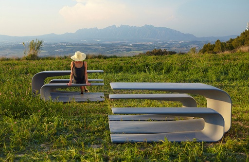 Design Tafel Grasshopper Mesa ® Zacht gepolijst