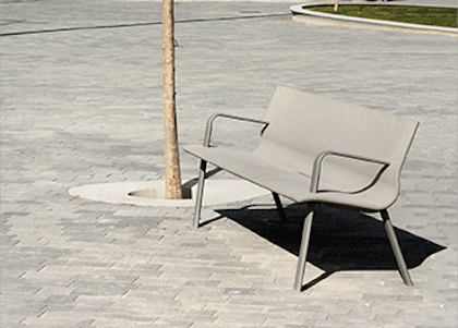 Banc design Vilnius Banco Brazos