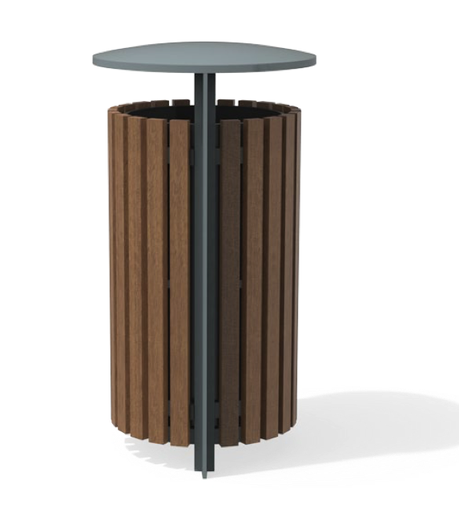 Poubelle design Axis FSC (110L)