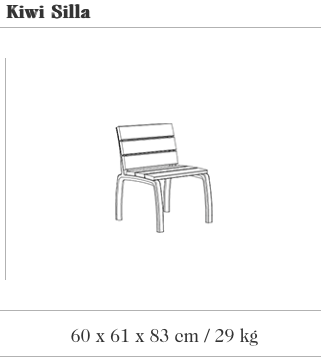 Design stoel Silla Kiwi ®
