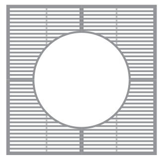 Design boomrooster Horizont Circle 150 ©
