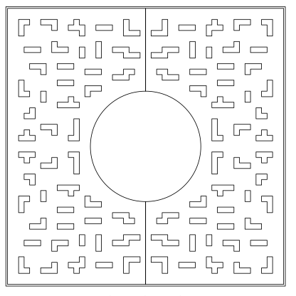 Design tree grate Tetris Q 120 ©