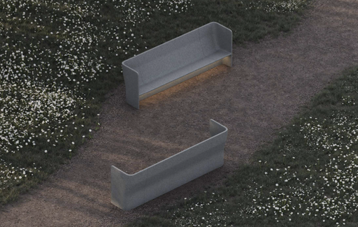 Design zitbank Gather End Left ®