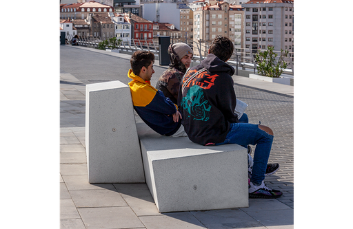 Banc design SO-FFA Banco Largo Respaldo Corto ®